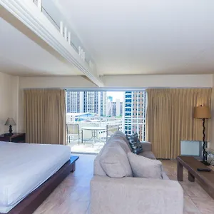 Apartment Ilikai Tower One Bedroom Lagoon View Waikiki With Lanai & Free Wifi, Honolulu